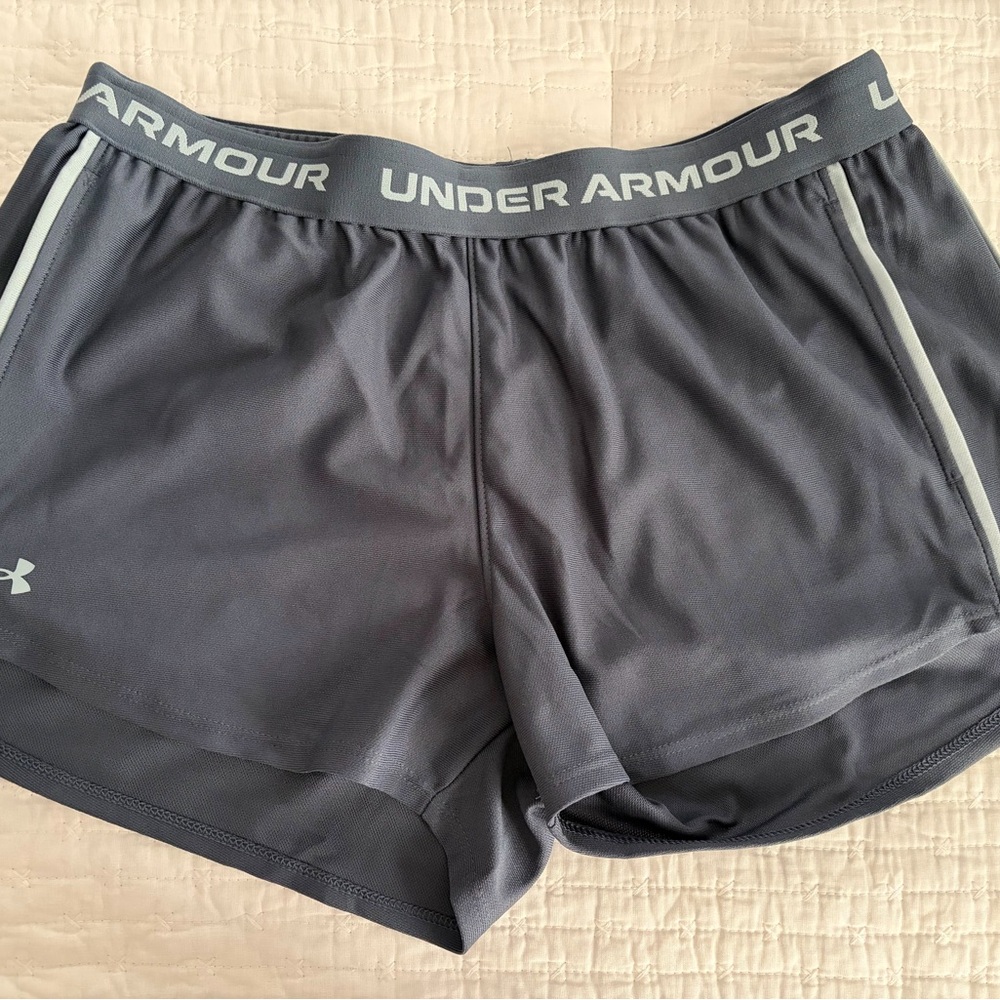 Under Armour Women's Dark Gray Athletic Shorts